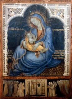 Madonna dell'Umiltà (Madonna of the Humility), 1346. Creator: Pellerano da Camogli; Bartolommeo (ca 1300-ca 1348).