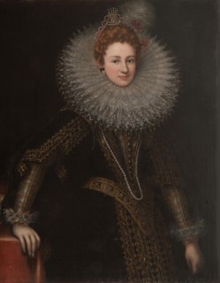 Portrait of Veronica Spinola Serra (1577-1617), 1599-1600. Creator: Deynum (Deynen); Guilliam van (1575-1624).