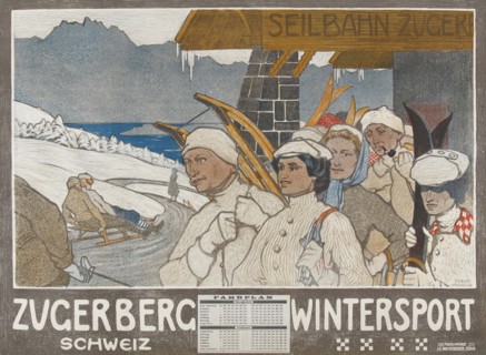 Zugerberg Wintersport, 1907. Creator: Mangold; Burkhard (1873-1950).