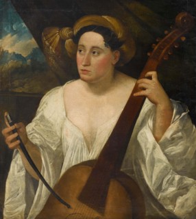 The Bass Viol Player, 16th century. Creator: Anonymous ().