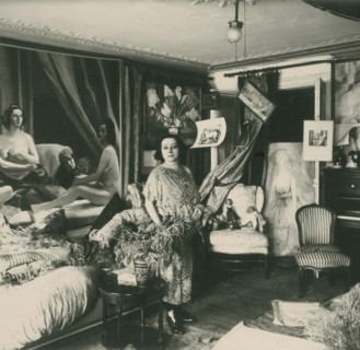 Jacqueline Marval in her studio in Paris, c1920. Creator: Anonymous ().