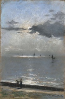 Paysage côtier, c1900. Creator: Broutelles; Théodore de (1842-1933).