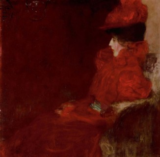 Dame im Fauteuil (Woman in Armchair), c1898. Creator: Klimt; Gustav (1862-1918).