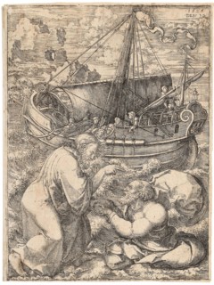 Jesus Walks on Water, 1525. Creator: Vellert; Dirk Jacobsz. (1480/85-1547).