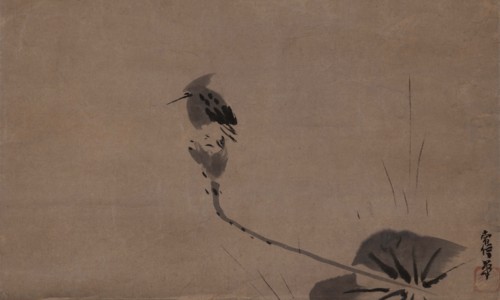 A kingfisher, 17th century. Creator: Tsunenobu; Kano (1636&ndash1713).