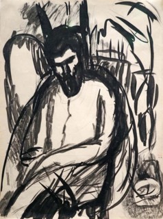 Portrait of Constantin Brancusi (1876-1957), 1908-1909. Creator: Modigliani; Amedeo (1884-1920).