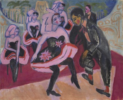 Dance in the variety show, 1911. Creator: Kirchner; Ernst Ludwig (1880-1938).