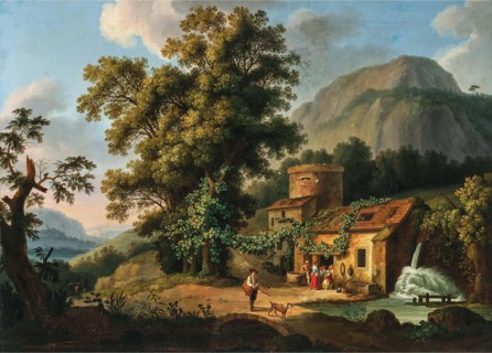View of the Copper-Mill in Vietri, c1772. Creator: Hackert; Jacob Philipp (1737-1807).