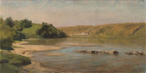 Oka river, 1903. Creator: Polenov; Vasili Dmitrievich (1844-1927).