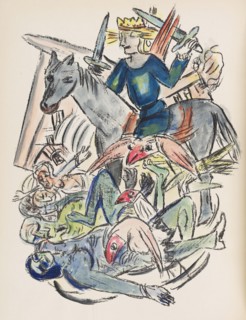 Apocalypse, 1943. Creator: Beckmann; Max (1884-1950).