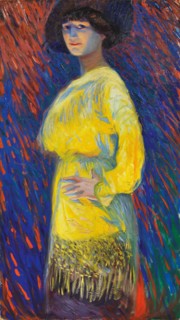 Portrait of a Lady, 1903. Creator: Boccioni; Umberto (1882-1916).