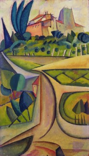 Casa de Manhufe, c1913. Creator: Souza-Cardoso; Amadeo de (1887-1918).