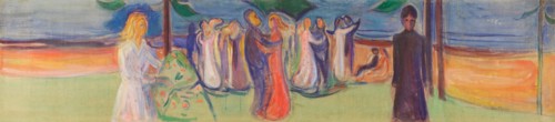 Dans på stranden (Reinhardt-frisen) (Dance on the Beach (The Reinhardt Frieze)), 1906-1907. Creator: Munch; Edvard (1863-1944).