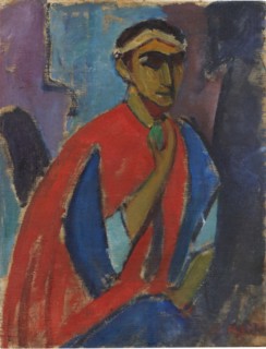 Self-Portrait in Costume (The Roman), 1913. Creator: Stenner; Hermann (1891-1914).