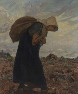 Peat Cutter, 1910. Creator: Mackensen; Fritz (1866-1953).
