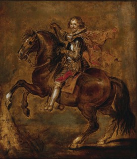 Equestrian portrait of George Villiers, 1st Duke of Buckingham (1592-1628), First third of 17th cen. Creator: Anonymous ().