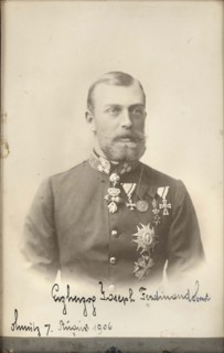 Archduke Joseph Ferdinand of Austria (1872-1942), 1906. Creator: Anonymous ().