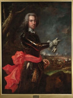 Portrait of Prince Eugene of Savoy (1663-1736), 1726. Creator: Wahl; Johann Salomon (1689-1765).