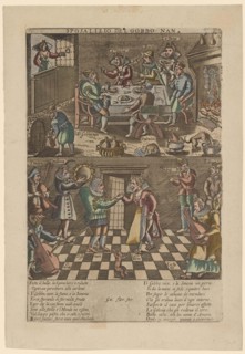 Sposalizio del gobbo nan (The Wedding of the Hunchback) , c1535-1540. Creator: Floreani; Giovanni (1486-1540).