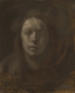 Girl with her Hair Down, 1900-1905. Creator: Carrière; Eugène (1849-1906).