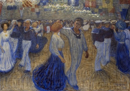 Sailor's Ball, 1909. Creator: Jansson; Eugène (1862-1915).