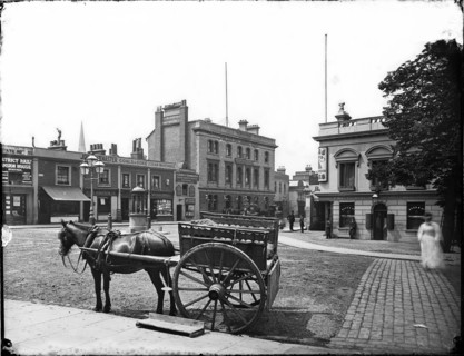 Railway Hotel, Upper Richmond Road, Putney, Wandsworth, Greater London Authority, 1880. Creator: William O Field.