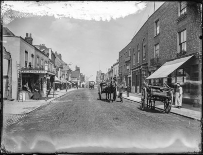 Putney High Street, Putney, Wandsworth, Greater London Authority, 1885. Creator: William O Field.
