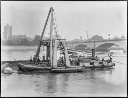 Putney Reach, Wandsworth, Greater London Authority, 1906. Creator: William O Field.