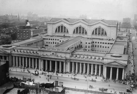 Penn. RR Station from Gimbel's N.Y., between c1910 and c1915. Creator: Bain News Service.