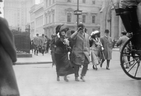 Easter on 5th Ave., N.Y.C., between c1910 and c1915. Creator: Bain News Service.
