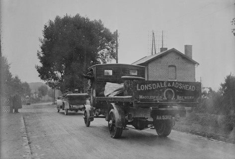 British autos with cannon in France, between c1914 and c1915. Creator: Bain News Service.