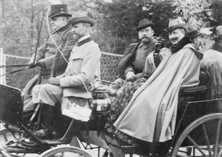 Tsar Nicholas II and Kaiser William II, between c1910 and c1915. Creator: Bain News Service.