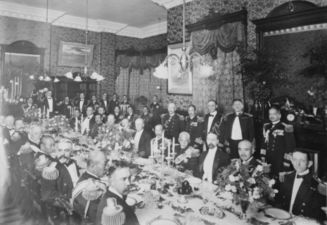 Banquet to Adm. Winterhalter in Japan, 1916. Creator: Bain News Service.