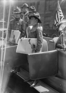 Boy Scouts as bond workers, 1917. Creator: Bain News Service.