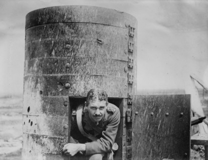Captured armored observation tank of Germans, between c1915 and c1920. Creator: Bain News Service.