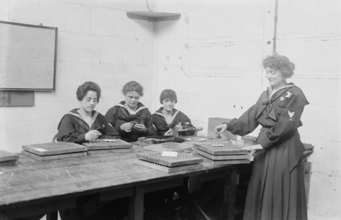 Naval Primer Assembly, between c1915 and c1920. Creator: Bain News Service.