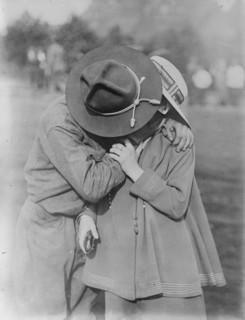 Pittsburgh soldier's good - by, between c1915 and c1920. Creator: Bain News Service.