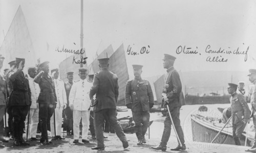 Admiral Kato; Gen. Oi; Otani, Comdr. in Chief Allies; Nakajimia..., between c1915 and c1920. Creator: Bain News Service.