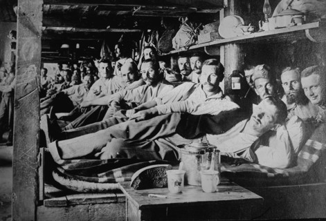 Prison Camp, Irkutsk, between c1915 and c1920. Creator: Bain News Service.