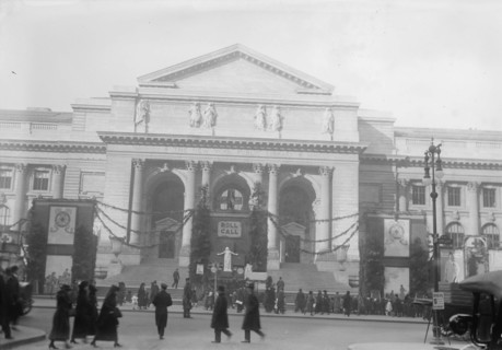 Red Cross decorations, 1918. Creator: Bain News Service.