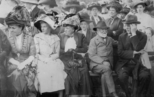 Mrs. A. Carnegie & Daughter; A. Carnegie, between c1910 and c1915. Creator: Bain News Service.