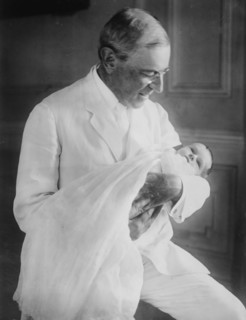 Pres't [i.e., President] Wilson and McAdoo Baby, 1915. Creator: Bain News Service.