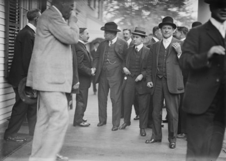 T.R. [Theodore Roosevelt] at Yonkers, between c1910 and c1915. Creator: Bain News Service.