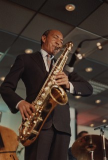Harold Land, Jazz Inn Party, Nordwijk, Netherlands, 1989. Creator: Brian Foskett.