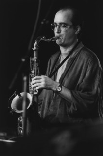 Michael Brecker, Maastricht Jazz Mecca, Netherlands, 1992. Creator: Brian Foskett.