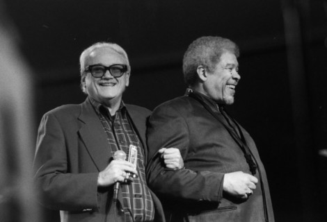 Toots Thielemans, Frank Foster, Music Nights, Maastricht, 1994. Creator: Brian Foskett.