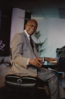 Hank Jones, Jazz Inn Party, Nordwijk, Netherlands, 1989. Creator: Brian Foskett.