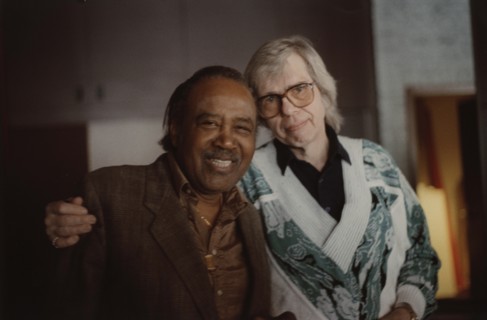 Harry "Sweets" Edison and Bob Brookmeyer, Jazz Inn Party, Nordwijk, Netherlands, 1989. Creator: Brian Foskett.