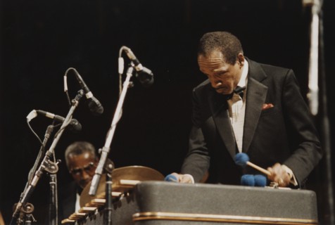 Milt Jackson and Connie Kay,  Royal Festival Hall, London, 1989. Creator: Brian Foskett.