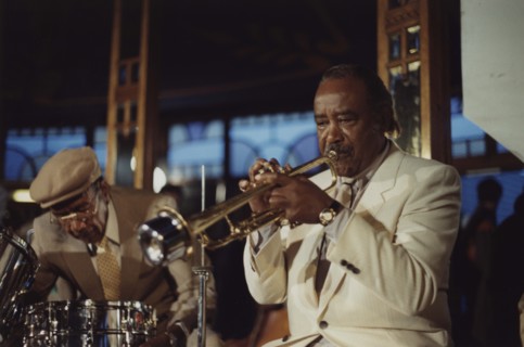 Harry "Sweets" Edison, Harlem Stampede, Edinburgh Jazz Festival, 1986. Creator: Brian Foskett.